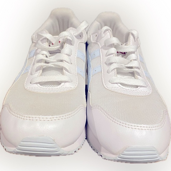 ASICS Tiger Runner White and Light Blue Sneakers - Picture 4 of 8